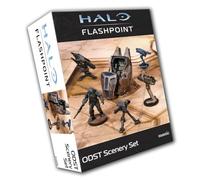 mantic Halo: Flashpoint ODST Scenery Set | Espansione Drop Pod e Torretta Terrain per il gioco di miniature Halo | Pacchetto scenari sul campo di battaglia