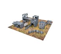 Mantic Halo Flashpoint Set Di Terreno 3D Deluxe Costruibile 32Mm SW (Nuovo)