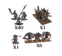Mantic Kings Of War Goblin 28Mm Goblin Army (2020 Ed) SW (Nuovo)