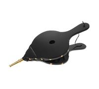 Mantice Portatile Leggero e Legno Nero Manuale per Stufa | Uso Interno ed Esterno, Formato Compatto, Adatto a Camini e Barbecue, Finitura Nera