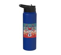 Mantide Insect Exoscheleton Florel Nature Wildlife Insects Stainless Steel Insulated Water Bottle