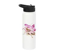 Mantide orchidea bellissima mantide orchidea le meraviglie Stainless Steel Insulated Water Bottle