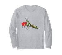 Mantide Religiosa Che Tiene Il Cuore Maglia a Manica