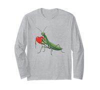 Mantide Religiosa Che Tiene Il Cuore Maglia a Manica