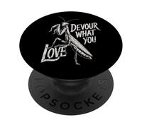 Mantide religiosa Divora ciò che ami Grunge Insetti Gotico PopSockets PopGrip Adesivo
