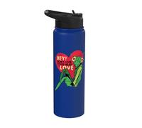 Mantide religiosa innamorata, non perdere la testa Stainless Steel Insulated Water Bottle