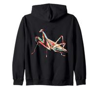 Mantide Religiosa Origami Giapponese T per i Fan del Felpa con Cappuccio