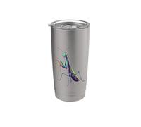 Mantide religiosa per bambini, ragazzi, uomini, donne, insetti, insetti Bicchiere termico in acciaio inox doppia parete