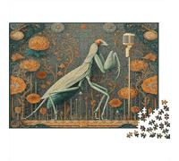Mantide religiosa Singing Karaoke on The Grass Jigsaw Puzzle 1000pcs (75x50cm) Adulti Puzzle Gioco EduGattoivo Decorazioni Per La Casa