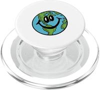 Mantieni felice la Terra - Salva il pianeta, la pace nel mondo, l'ambiente PopSockets PopGrip per MagSafe
