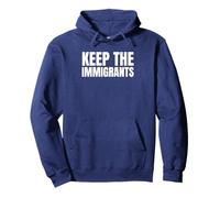 Mantieni gli immigrati anti razzismo anti-Trump Felpa con Cappuccio