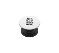 Mantieni la calma e ascolta la musica PopSockets PopGrip Adesivo
