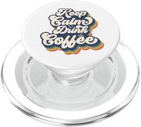 Mantieni la calma e bevi il caffè PopSockets PopGrip per MagSafe