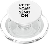 Mantieni la calma e canta su Music Lover PopSockets PopGrip per MagSafe