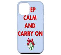 Mantieni la calma e continua a baciarmi sotto il vischio Custodia per iPhone 12/12 Pro