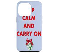 Mantieni la calma e continua a baciarmi sotto il vischio Custodia per iPhone 13 Pro