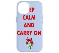Mantieni la calma e continua a baciarmi sotto il vischio Custodia per iPhone 14