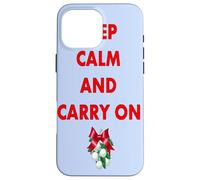 Mantieni la calma e continua a baciarmi sotto il vischio Custodia per iPhone 16 Pro Max