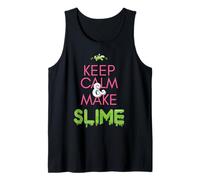Mantieni la Calma e Crea Slime Fai-da-Te Funny Slime Queen Canotta