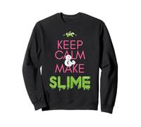 Mantieni la Calma e Crea Slime Fai-da-Te Funny Slime Queen Felpa
