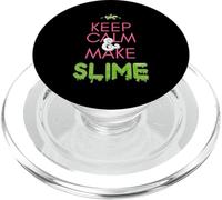 Mantieni la calma e crea Slime fai-da-te Funny Slime Queen PopSockets PopGrip per MagSafe