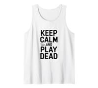 Mantieni la Calma e Gioca a Dead Funny Gamer Humor Canotta