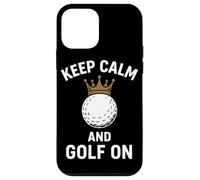 Mantieni la calma e gioca a golf con la pallina da golf Crown Custodia per iPhone 12 mini