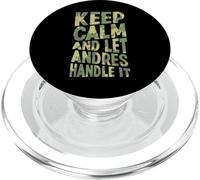 Mantieni la calma e lascia che se ne occupi Andres Nome divertente PopSockets PopGrip per MagSafe