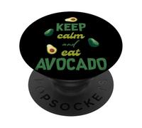 Mantieni la calma e mangia avocado PopSockets PopGrip Adesivo