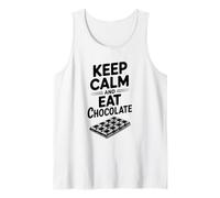 Mantieni la Calma e Mangia Cioccolato Funny Food Lover Canotta