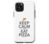Mantieni la calma e mangia pizza - Fast Food Lover Italian Foodie Pie Custodia per iPhone 11 Pro