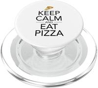 Mantieni la calma e mangia pizza - Fast Food Lover Italian Foodie Pie PopSockets PopGrip per MagSafe