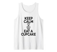 Mantieni la Calma e Mangia Un Divertente Amante dei Dolci Canotta