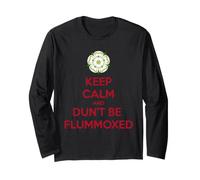 Mantieni la Calma e Non lasciarti sconcertare Yorkshire Dailect Maglia a Manica