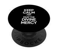 Mantieni la calma e prega la Divina Misericordia PopSockets PopGrip Adesivo