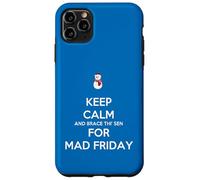 Mantieni la calma e preparati Thi Sen per Mad Friday Snowman Custodia per iPhone 11 Pro Max