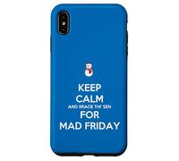 Mantieni la calma e preparati Thi Sen per Mad Friday Snowman Custodia per iPhone XS Max