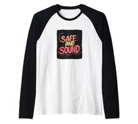 Mantieni la calma e resta sano e salvo Maglia con Maniche Raglan
