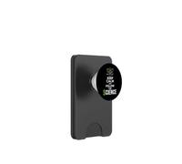Mantieni la calma e segui la satira politica della scienza PopSockets PopWallet per MagSafe