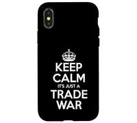 Mantieni la calma, è solo una guerra commerciale Custodia per iPhone X/XS