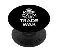 Mantieni la calma, è solo una guerra commerciale PopSockets PopGrip Adesivo