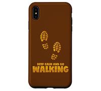 Mantieni la calma e vai a camminare Custodia per iPhone XS Max