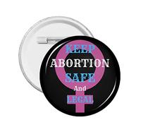 Mantieni l'aborto sicuro e legale Spilla Bottone Rotondo Abs Ambientale Spille Distintivi Bottone Spilla Distintivo Rotondo Piccolo