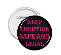 Mantieni l'aborto sicuro e legale Spilla Bottone Rotondo Abs Ambientale Spille Distintivi Bottone Spilla Distintivo Rotondo Piccolo