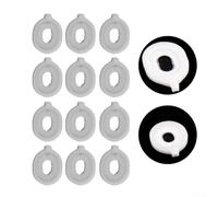 Mantieni l'integrità del tuo strumento con queste affidabili guide per valvole da 12 pezzi (45,7 x 67,7 cm)