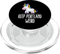 Mantieni Portland strano unicorno liberale eccentrica stranezza PopSockets PopGrip per MagSafe