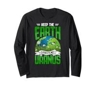 Mantieni Pulita la Terra Non è Urano Maglia a Manica