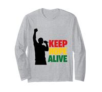 Mantieni Viva la Speranza per i Diritti Umani protesta per l'uguaglianza Maglia a Manica