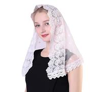 Mantiglia Alla Moda Festa di Nozze Scialle Per La Donna Tulle Wrap Sciarpe Casual Scialle Avvolgere Foulard Femminile Mantiglia Accessori Da Sposa Copertura Cappella In Pizzo, bianco, Taglia unica