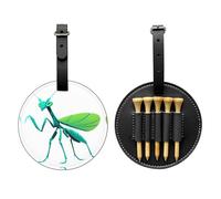 Mantis Glow-in-Dark - Borsa portaoggetti per tee da golf, facile da trasportare e più efficiente nel giocare a golf, colore: Nero